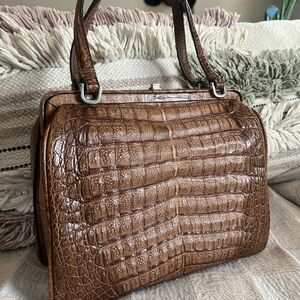 1960’s Handmade Jaguar Alligator Skin Purse